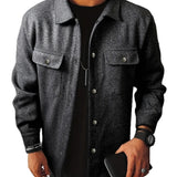 AIDASE  -  Loose Fit Casual Corduroy Workwear Jacket New Hot Sale Of The Season Turn-down Collar Outerwear Comfortable Regular Length from aidase-shop