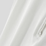 AIDASE  -  Men Tank Tops Solid Color Sleeveless Stand Collar Zipper Male Vests Summer Streetwear 2025 Fashion Casual Men Clothing aidase-shop