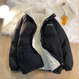 Aidase 2024 New Women Thicken Parka Stand Collar Cotton Padded Jackets Fashion Female Thicken Winter Coats aidase-shop