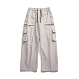 Aidase 2024 Men Fashion Mens Pants Retro Streetwear Hip-hop Loose Straight Trousers aidase-shop