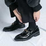 48.47Aidase New Luxury Slip on Dress Shoes Men Genuine Leather Italian Loafer Shoes for Men Black Brown Brand Formal Oxford Men Casual Shoes aidase-shop