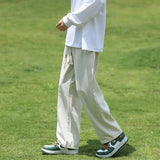 AIDASE  -  Linen Pants Men's Casual Pants Summer Thin Trendy Brand Loose Versatile Sport Straight-leg Cargo Pants aidase-shop