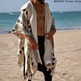 AIDASE  -  Suitable for Men Cardigans of All Shapes New Loose Casual Men's Beach Sun Protection Clothes Bohemian Style Holiday Print Shawls aidase-shop