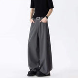 AIDASE  -  American Style Mem's Pants High Street Curved Knife Trousers Summer Fashion Casual Loose Handsome Menswear Tide aidase-shop