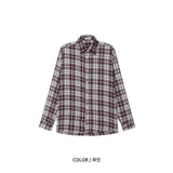 AIDASE  -  Oversized Men's Plaid Long Sleeve Korean Style Shirt, Trendy Loose Plaid Shirt, Handsome Jacket, Unisex American Retro Plaid aidase-shop
