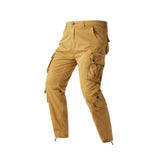 AIDASE  -  New Fashion Men's Plus Size Solid Color Multi-pocket Trousers Casual Trendy Vintage Straight Outdoor Pants Male Clothes