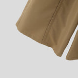 AIDASE  -  Men Pants Solid Color Elastic Waist Joggers Casual Ruffle Trousers Men Streetwear Loose Fashion Male Wide Leg Pants aidase-shop