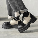 66.42Aidase Square Toe Japan Korean Streetwear Brand Luxury Fashion Casual Leather Men Business Office Commute Wedding Dress Leather Shoes aidase-shop