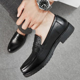 Luxurious Men Dress Shoes  Inner High Loafers Men Shoes Casual Shoe Man Fit Classic Party British Men's Height-increasing Shoes aidase-shop