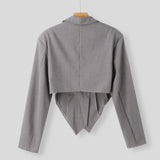 AIDASE  -  Spring and Autumn Men's New Loose Long sleeved Novelty Small Suit Straight leg Pants Two piece Men's Set aidase-shop