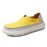 AIDASE  -  New Men's Casual Shoes Fashion Comfortable Men's Shoes High Quality Leather Men Driving Shoes Handmade Flat Shoes Size 46 aidase-shop