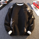 Aidase Sweater Men Autumn Winter Brand Clothing High Quality Knitted Sweater Men's Warm Hole Style Casual Long Sleeve Knitting Pullover aidase-shop