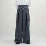 AIDASE  -  New Suit Pants Mens Dress Pants Loose Oversized  Wide Leg Pants Summer Casual Straight Retro Mopping Trousers Formal Trousers aidase-shop