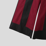 AIDASE  -  Men Wide Leg Pants Elastic Waist Loose Casual Trousers Men Streetwear 2025 Patchwork Color-block Fashion Male Long Pants aidase-shop