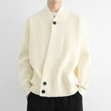 AIDASE  -  Autumn Winter New Men Knitted Sweater Fashion Casual Versatile Solid Color Long Sleeve Trendy Cardigan Coat Tide 21E7626 aidase-shop