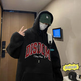 Autumn Letter Men Hoodies Loose Fashion Brand Streetwear Hooded Sweatshirt New Harajuku Couple Oversized Clothing Male Pullovers aidase-shop