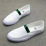 AIDASE  -  Autumn Fashion Men Canvas Shoes Breathable Men's Casual Slip on Loafers Male Flats Shoe Fisherman Shoes Zapatos Hombre BD8052 aidase-shop