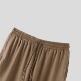 AIDASE  -  Men's Shorts Mesh Patchwork Joggers Drawstring Summer Men Bottoms Streetwear Sexy See Through Casual Male Shorts S-5XL aidase-shop