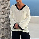 AIDASE  -  Men T Shirt Patchwork Hollow Out See Through Sexy Male Tee Tops Loose V Neck Long Sleeve Fashion Streetwear Men Clothing aidase-shop