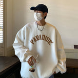 Aidase Hip Hop Oversized Sweatshirt Autumn Foam Printing Men's American Sweatshirts Couple's Jumper High Street Hoodies Male Pullover aidase-shop