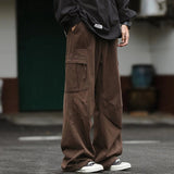 AIDASE  -  Men's Cargo Pants American Style Trendy Loose Straight-leg Trousers Summer Trend Versatile Simple Casual Clothing 21E6708 aidase-shop