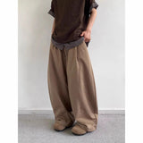 AIDASE  -  Autumn New Sle Retro Japanese y Workwear Wide Leg Casual Loose Long Pants Men Women Drapey Polyester Youthful Energy aidase-shop