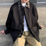 AIDASE  -  Fashion Simple Fake Two-Piece Male Jacket Autumn New Style Trendy Versatile Long Sleeve Lapel Casual Men's Coats 21E7475 aidase-shop