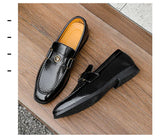 AIDASE  -  Men's Genuine Leather Loafers Handmade Casual Shoes High Quality Moccasins Slip on Walking Flats Versatile Male Business Shoes aidase-shop