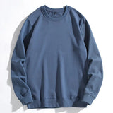 AIDASE  -  New Spring Autumn 100% Cotton Sweatshirt Men Pullover O Neck Tees Streetwear Couple Hoodies Sweatshirts Tops Mens Clothing aidase-shop