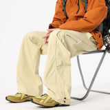 AIDASE  -  Men's Outdoor Hiking Pants Waterproof Quick Dry Wide Leg Cargo Trousers Elastic Waist Drawstring Casual Streetwear Bottoms aidase-shop