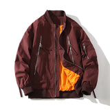 AIDASE  -  Spring Autumn Men's Jacket American Style Baseball Outwear Zippers Casual Jackets Male Chic Streetwear Coat Couple Clothing aidase-shop