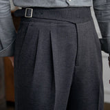 Aidase Spring Fashion Trousers Pant For Man Office Trouser Men Business Casual Pant British Social Club Outfits aidase-shop