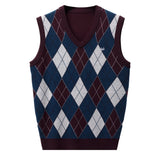 Aidase Unisex, New Autumn and Winter Warm Vest, Men's Stylish Slim-fit V-neck Sweater.stretch ，S-3XL Student Sweater aidase-shop