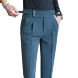 AIDASE  -  Men's Suit Pants, White Black Trousers, Gray Khaki Trousers, Men's Fashion Slim Fit Trousers, Size 28 29 30 31 32 33 34 36 aidase-shop