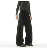 AIDASE  -  Trend New Men Casual Trousers 2025 Autumn Fashion Solid Color Straight-leg All-match Male Pants Loose Menswear Tide 21E7546 aidase-shop