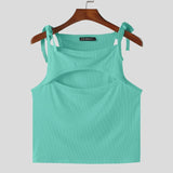 =Aidase Tops American Style Men Deconstructive Design Solid Strap Vests Summer Casual Sexy Male Sleeveless Tank Tops S-5XL aidase-shop