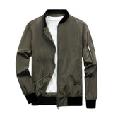 AIDASE  -  Sports Windbreaker Zip Up Coat with Pockets Clothing Spring Autumn Men's Bomber Jacket Casual Lightweight Jacket For Men aidase-shop