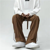 AIDASE  -  Men New Spring and Autumn Style Versatile Wide-leg Trousers Loose Straight-leg Casual Trousers aidase-shop