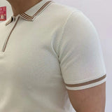 AIDASE  -  Ice Silk Knitted Thin Short Sleeved Men T-shirt Half Sleeved 2025 American Korea Fashion Male Tops Loose aidase-shop