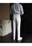 Aidase Italian Men Formal Pant Pantalones Hombre Dress Ankle Pants Men British High Waist Straight Pants Men Social Trousers Pant aidase-shop
