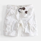 AIDASE  -  American Retro Workwear Shorts Casual Loose Men's Multi-Pocket Pants Comfortable Five-Part Trousers Mid-Length plus Size aidase-shop
