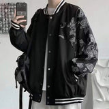 AIDASE  -  Fashion O-Neck Button Spliced Pockets All-match Coats Men's Clothing Autumn New Casual Tops Korean Asymmetrical Jackets aidase-shop