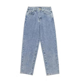 AIDASE  -  Men's Streetwear Fashion Jeans Korean Baggy Wide Leg Solid Color Denim Pants Four Seasons Hip Hop Casual Straight Male Trousers aidase-shop