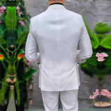 AIDASE  -  Blazer Suit For Men 2 Piece Outfit Set Suits High Quality Pants Mens Clothing Wedding Tuxedo Jackets Tailor-made Beige coat aidase-shop