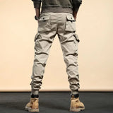 Aidase Trousers Man Motorcycle Slim Khaki Cargo Pants For Men Biker Autumn Loose Big Size Large Street Luxury Designer Oversize Emo aidase-shop