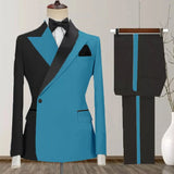 Aidase One Button Men's Suits New Design Costume Homme Peak Lapel 2 Piece Jacket Pants Full Sets Luxury Costume Homme Custom Blazer aidase-shop