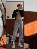 AIDASE  -  American Sle ey Sweatpants for Men Autumn Sports Fitn Training Casual Pants Straight Leg Long Pants Youth Faion aidase-shop