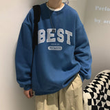 Spring Autumn Letter Hoodies For Men Oversized Sweatshirts Korean Man Clothing Casual Unisex Pullovers Thick 3XL aidase-shop