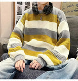 AIDASE  -  Gray Open Cardigan Men's Loose Lazy Style Knitted Sweater Autumn Trendy Brand Casual Loose Fit Winter Comfortable Top aidase-shop