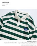 AIDASE  -  Spring Autumn Loose ex Long Sve  Ne Sweatirt Striped Japanese Sle Casual Faion Youth ular Wear aidase-shop